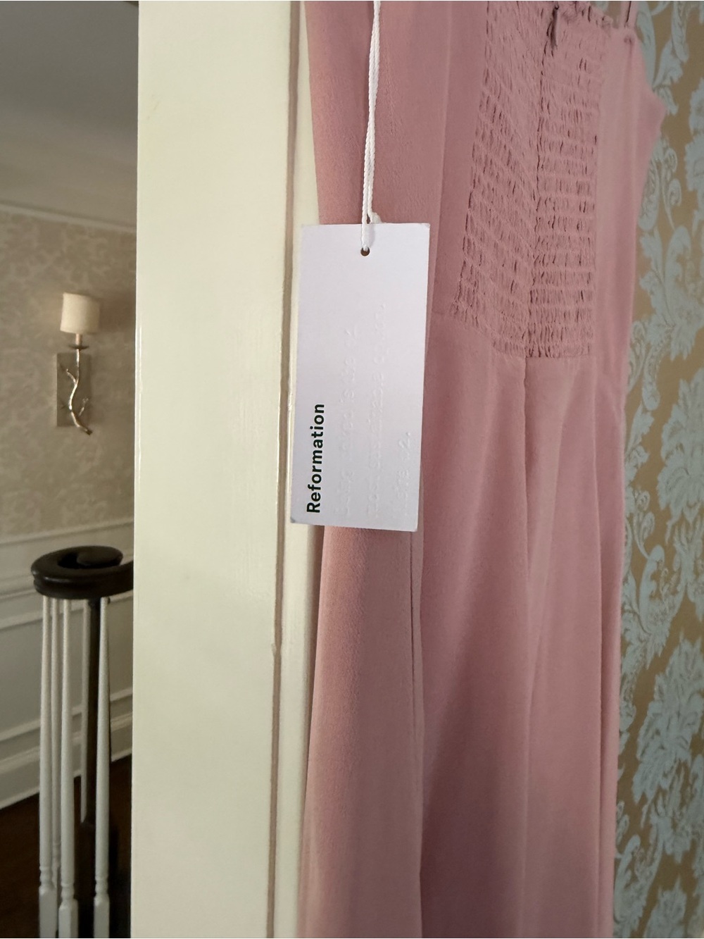 Reformation Dusty Rose Slip Dress - Picture 3 of 5